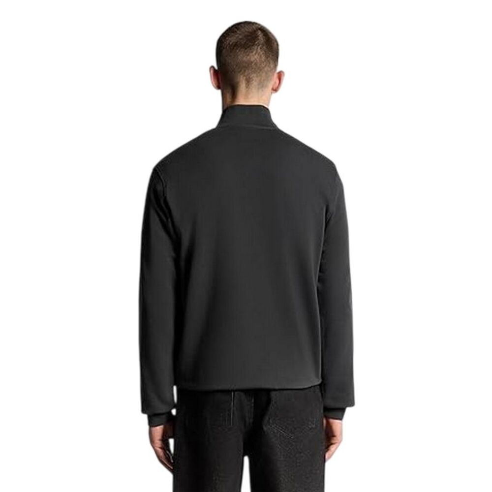 Lyle & Scott Mens Quarter Zip Sweatshirt / Gunmetal